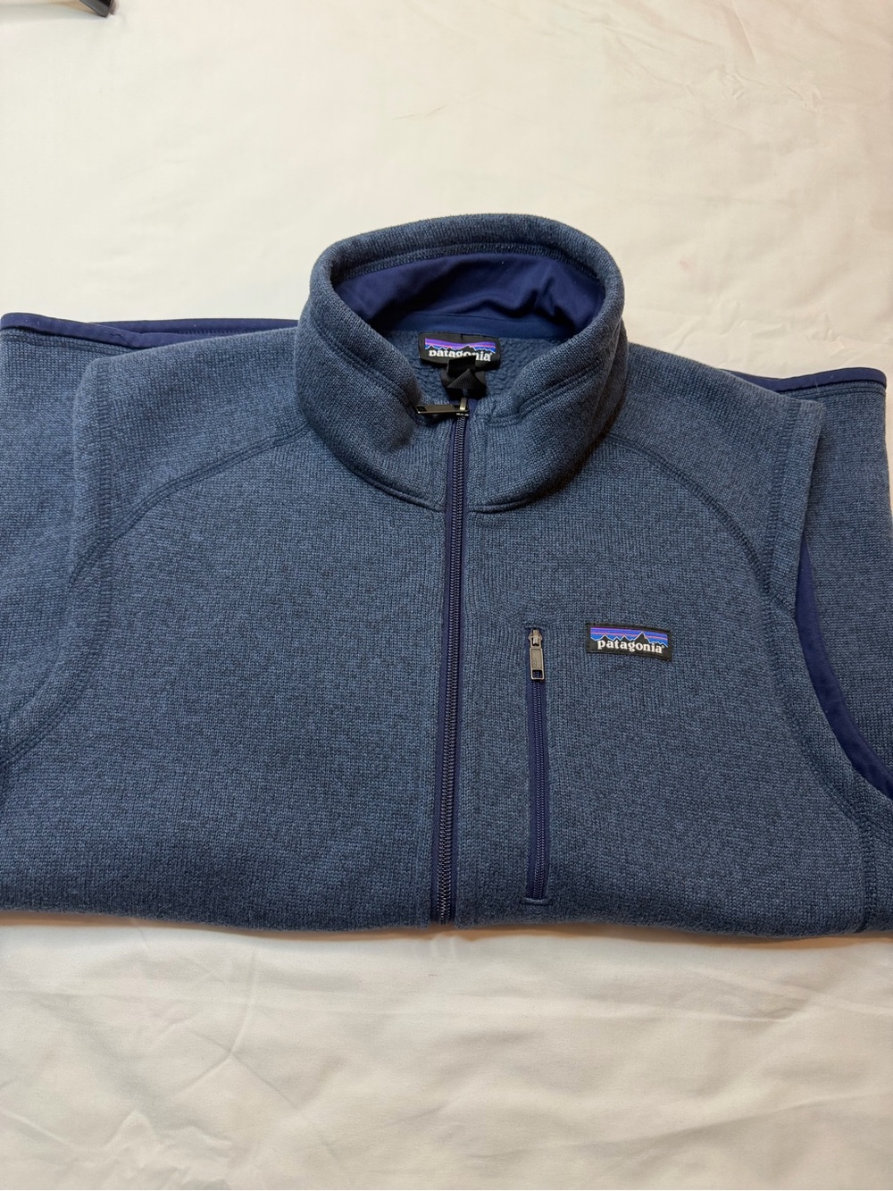 Patagonia Men’s Blue Fleece Full-Zip Vest 07